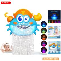 Automatic Crab Bubble Machine for Magical Bath Experiences – Safe for Ag... - $39.55