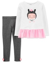 allbrand365 Designer Infant Girls Tunic And Leggings Set, 12 Months, Ivory - £25.54 GBP