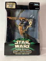 Star Wars The Power Of The Force Stap &amp; Battle Droid 1998 NIB - £7.76 GBP