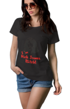 Rick James  100% Cotton Black T-Shirt Tees For Women - £15.84 GBP