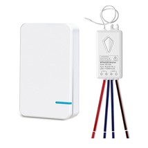 Smart Light Switch - Thinkbee 2.4Ghz WiFi Wireless Light Switch kit, Com... - £31.44 GBP