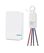 Smart Light Switch - Thinkbee 2.4Ghz WiFi Wireless Light Switch kit, Com... - £31.33 GBP