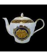 1980s T. Limoges France Depos Porcelain Bacchus Tea Pot  - €105,93 EUR