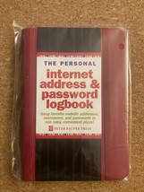 The Personal Internet Address &amp; Password Logbook For Usernames And Much ... - $96.92 MXN