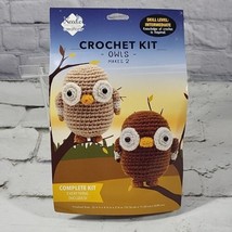 Needle Creations Harvest &amp; Holiday Crochet Kits Owls for 2 Owls New  - $11.88