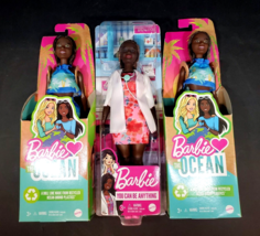 Set of 3 Mattel Barbie Loves the Ocean Doll and You Can Be Anything Doll. - £25.88 GBP