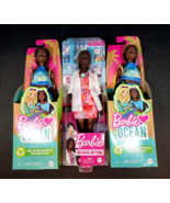 Set of 3 Mattel Barbie Loves the Ocean Doll and You Can Be Anything Doll. - £25.62 GBP