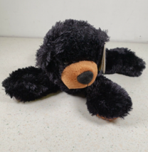 Aurora Sullivan Black Bear Mini Flopsies #16626 Stuffed Animal Toy NEW With  Tag - £13.98 GBP