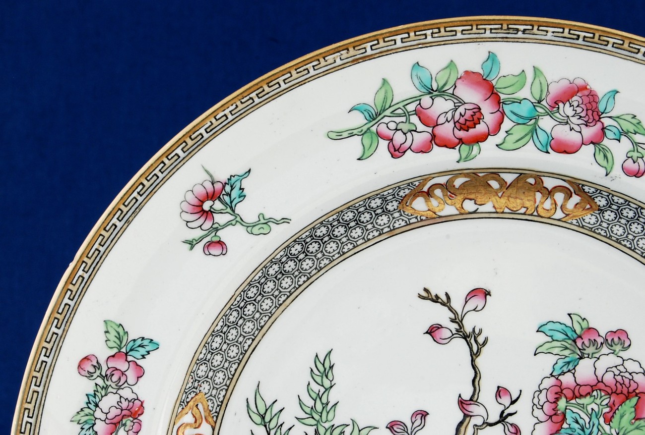 Minton Indian Tree 9" Lunch Plate 5185 Circa 1840 Item image 2