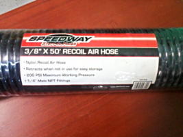 Speedway 3/8&quot; x 50&#39; Recoil Air Hose - $18.99