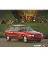1992 Subaru JUSTY sales brochure catalog US 92 GL AWD - £6.29 GBP