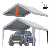 VEVOR Carport Replacement Canopy Cover 12 x 20 ft, Garage Top Tent Shelt... - $2,500.88 MXN