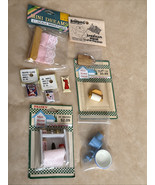 Lot Of Doll House Miniature / Mini grinder, toilet paper holder, bathroo... - $19.47 CAD