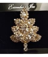 Eisenberg Ice© Clear Rhinestone Goldtone Tree Brooch - €73,78 EUR