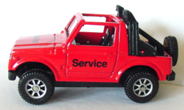 Maisto SUZUKI SAMURAI SERVICE SJ413Q Street Roader 4X4 Jeep 1/64 diecast... - £21.76 GBP