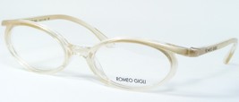 Romeo Gigli RG212 7I1 Pale Gold /CLEAR Eyeglasses Glasses 212 49-19-130mm Italy - £62.32 GBP