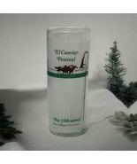 1965 El Camino Festival Bay Meadows Frosted Glass Mint Julep Tumbler Hor... - $28.89 CAD
