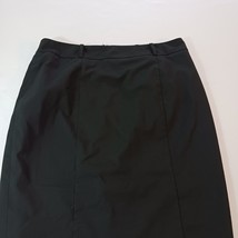 Mossimo Stretch Back Zipper Women's Black Skirt Measured Waist 36" image 4