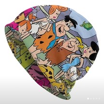 Beanie Hat Soft Lightweight Multicolor Vintage Large Character Flintstones - $213.82 MXN