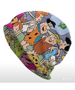 Beanie Hat Soft Lightweight Multicolor Vintage Large Character Flintstones - $15.42 CAD