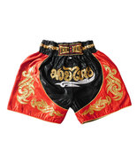 S KIDS Muay Thai Boxing Shorts Pants MMA Kickboxing unisex black Sport M... - £13.89 GBP