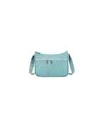 LeSportsac Tourmaline Cable Deboss Deluxe Everyday, Coastal Spa Blue Quilted,NWT - €84,18 EUR