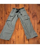 NWT Possi Atti Men’s Cargo Pants With Belt Sz 34” X 30” Gray - $61.54 CAD