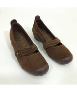 Brown Suede Women&#39;s Mary Jane Style Slip On Mules Loafers US 8 - $31.20 CAD
