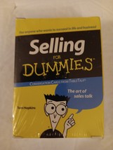 Selling For Dummies Conversation Cards From Table Talk By Tom Hopkins New - $11.99