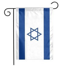 Two Pack Outdoor Garden Country of Israeli National Flags Polyester 12*18 inches - £15.97 GBP