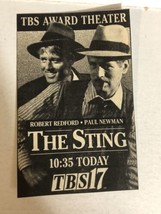 The Sting Tv Guide Vintage Print Ad Paul Newman Robert Redford Tpa13 - £4.58 GBP