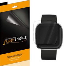 (3 Pack) Supershieldz Designed for Fitbit (Versa 2) Screen Protector, (Full Sc - £10.05 GBP