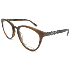 Judith Leiber Eyeglasses Frames JL-3042 Mocha Tortoise Gray Crystals 52-... - £55.35 GBP