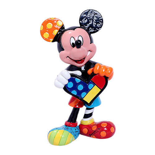Disney by Britto Mini Figurine - Mickey Heart