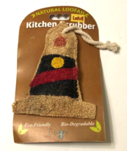 Natural Loofah Lami Kitchen Scrubber Lighthouse Eco-Friendly Black New - $5.11