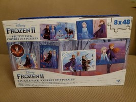 Frozen II 8-Puzzle Pack Includes Storage Box 8x48 Cardboard 2 Giant 6 Basic - £5.27 GBP