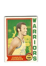 1974-75 Topps Basketball Charles Johnson Golden State Warriors #14 - £0.77 GBP