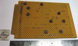6-1/2 x 4-1/2 Inch PCB Prototype Perf-Board Edge Card Transistor Sockets... - £7.56 GBP