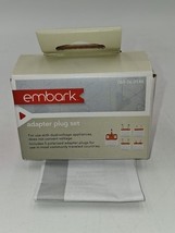 EMBARK ADAPTER PLUG SET INTERNATIONAL NIOB - $15.00