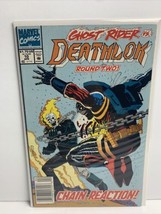 Deathlok #10 (Rare Newsstand) vs Ghost Rider - 1992 Marvel Comics - $2.95