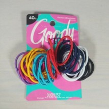 Goody Ouchless Kids Hair Elastics 40 Count Assorted Colors - £2.02 GBP