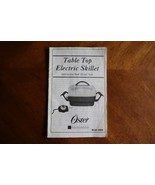 Oster Electric Skillet Frying Pan # 4859 Instruction Book Manual Recipes... - $141.43 MXN