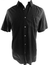 AMPLIFY Men&#39;s Black Shirt Short Sleeve Button Down Size XL $35 - £21.34 GBP