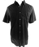 AMPLIFY Men&#39;s Black Shirt Short Sleeve Button Down Size XL $35 - £21.51 GBP