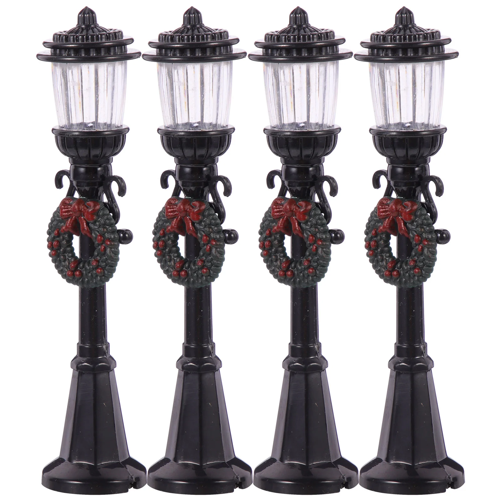 Train Lantern Lamp House Street Light Accessories for Micro Landscape Decor - £10.20 GBP
