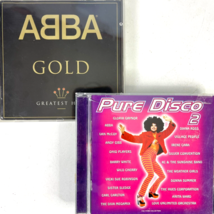Pure Disco Hits + ABBA 2 CD Bundle Gold Greatest 70s Funk Soul Dance Pop - £14.57 GBP