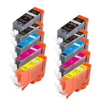 10 New Ink Pack W/ Smart Chip For Canon 225 226 Mg5220 Mg5320 Mx882 Mx892 - $21.99