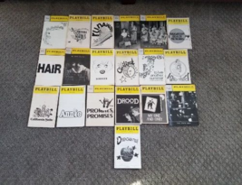 Lot of 19  Vintage The Playbill Theatre Programs New York 196s0-1980s - £19.78 GBP