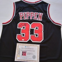 Scottie Pippen Signed Autographed Chicago Bulls Jersey - COA-show original t... - £330.38 GBP