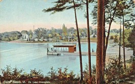 Cedar Branch Vermont-Ferry Quai Sur Lac Champlain ~1910s Post Office-
sh... - $9.27